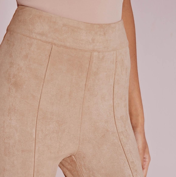 Missguided faux suede high waisted leggings - Picture 5 of 5